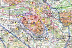 Lotnicza mapa VFR 2023 już w sprzedaży Polska Agencja Żeglugi